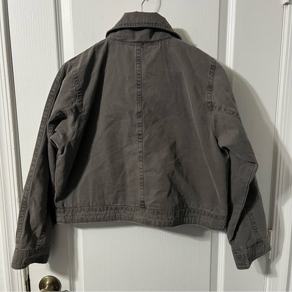 AE American Eagle Cropped Cargo Jacket Size Small - Picture 7 of 12